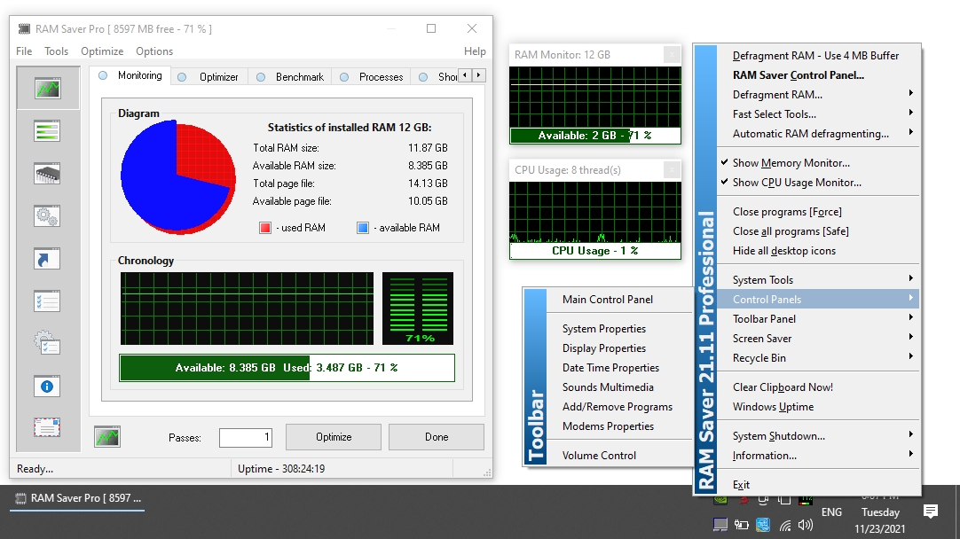 RAM Saver Professional 23.7 download the new version for windows